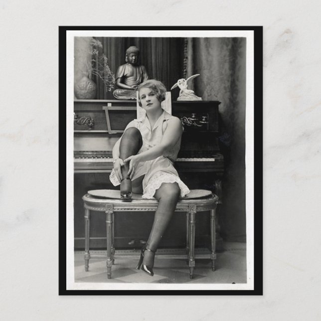 Bild på Risqué Vintage Vykort (Framsida)