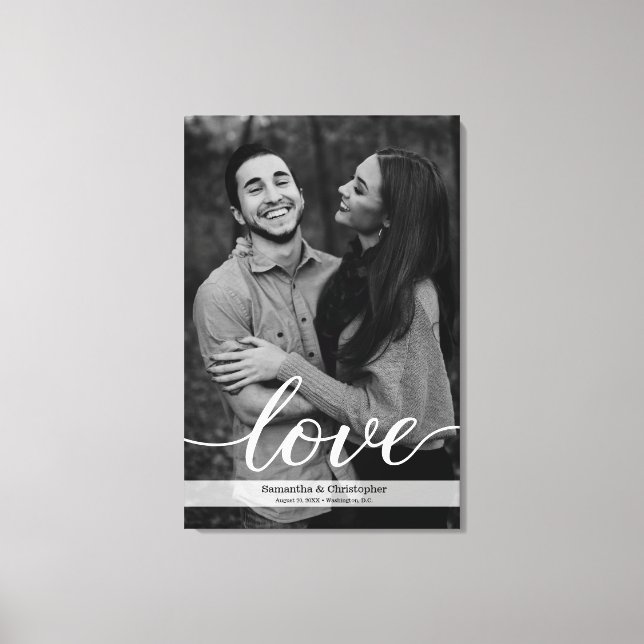 Bild på romsk elegant för svartvit förlovning (Framsida)