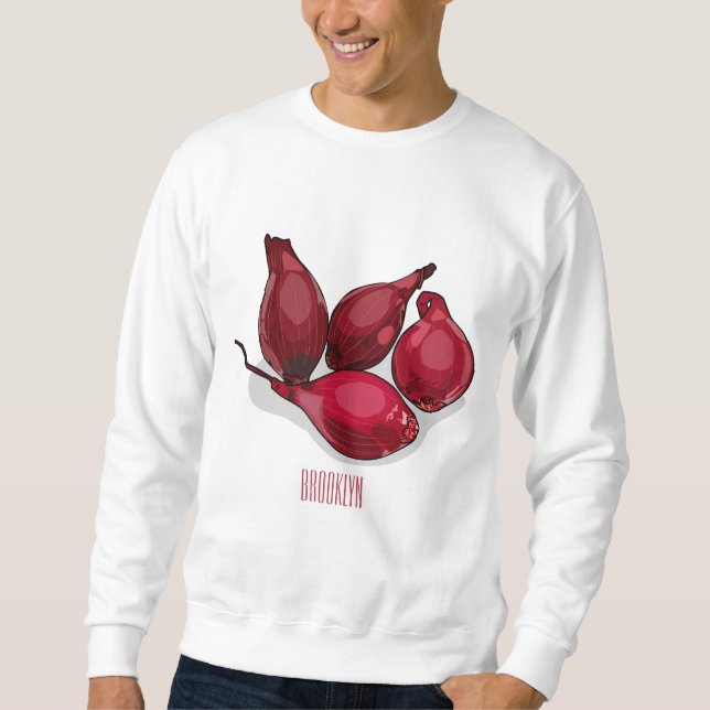 Bild på Shallot-tecknaden Lång Ärmad Tröja (Framsida)