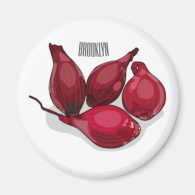 Bild på Shallot-tecknaden Magnet (Framsidan)