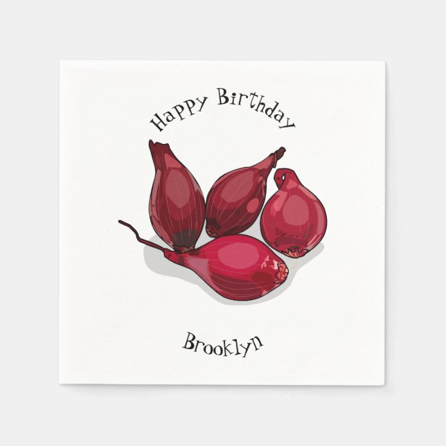 Bild på Shallot-tecknaden Pappersservett (Framsidan)