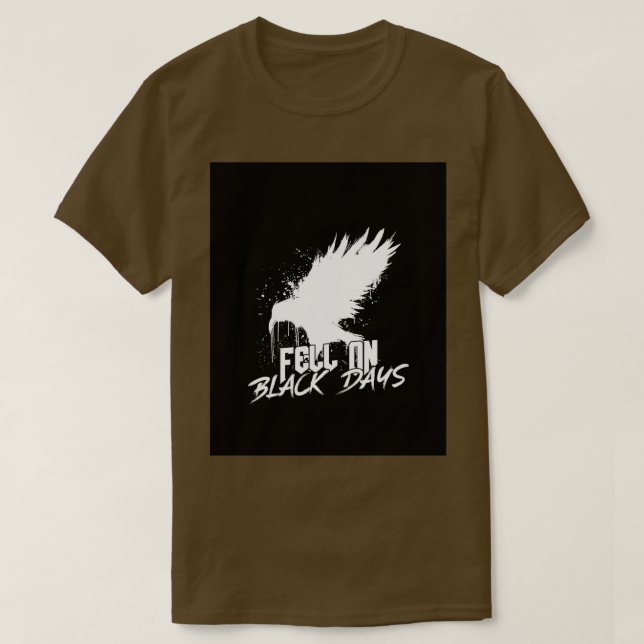 Bild på svart dagars bortfall t shirt (Design framsida)