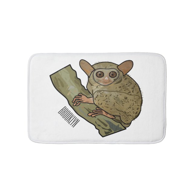 Bild på Tarsier-tecknaden Badrumsmatta (Framsidan)