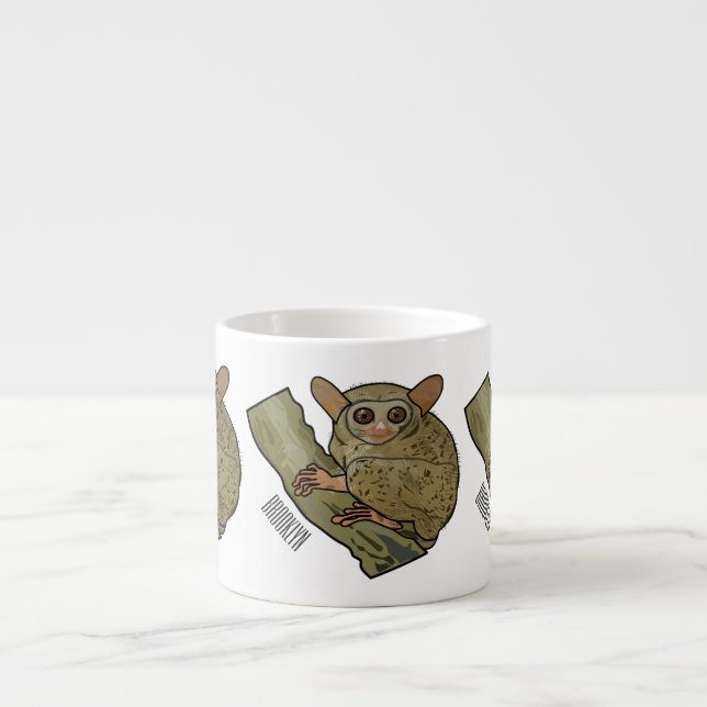 Bild på Tarsier-tecknaden Espressomugg (Framsidan)