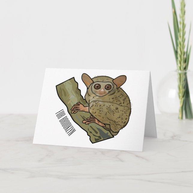 Bild på Tarsier-tecknaden Kort (Framsida)