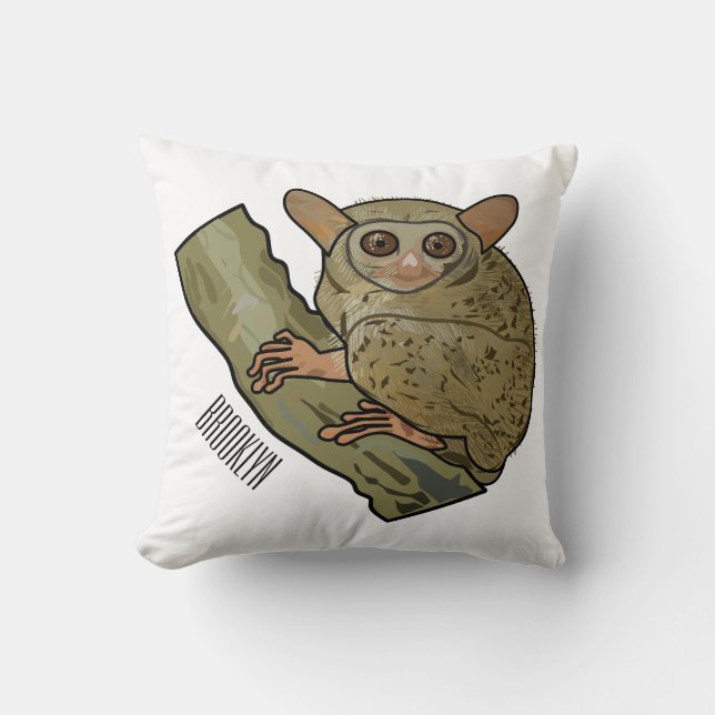 Bild på Tarsier-tecknaden Kudde (Framsida)