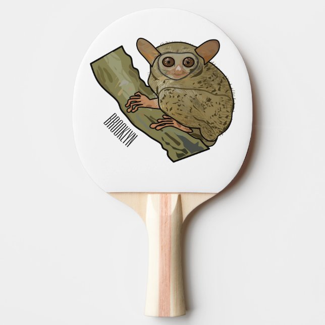 Bild på Tarsier-tecknaden Pingisracket (Framsidan)