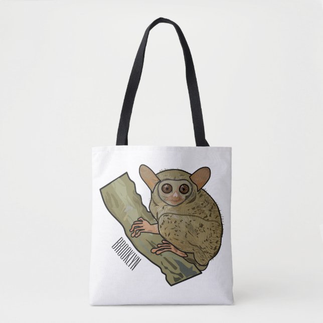 Bild på Tarsier-tecknaden Tygkasse (Framsida)