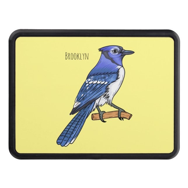 Bild på tecknad av blåhavsfåglar dragkroksskydd (Framsidan)