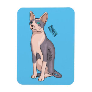 Bild på tecknad av sfärisk katt magnet