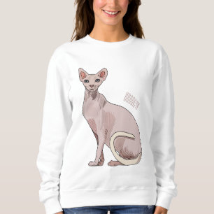 Bild på tecknad av sfärisk katt t shirt
