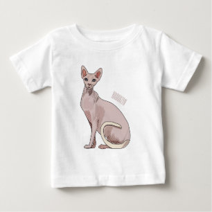 Bild på tecknad av sfärisk katt t shirt
