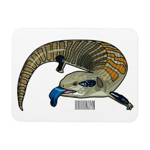 Bild på tecknad med blåtonad skink magnet