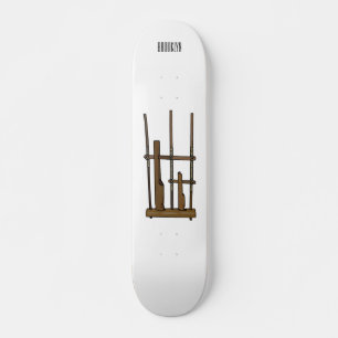 Bild på tecknaden Angklung Mini Skateboard Bräda 18,5 Cm