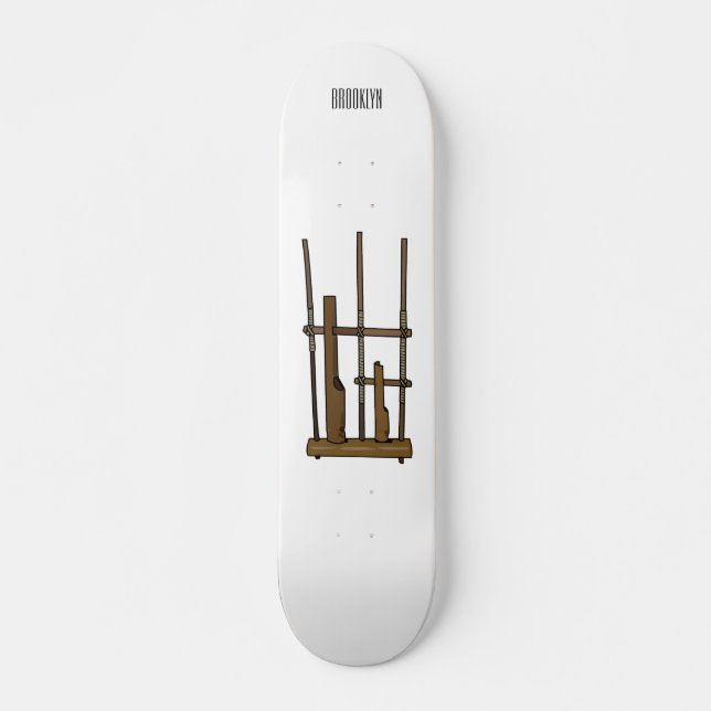 Bild på tecknaden Angklung Mini Skateboard Bräda 18,5 Cm (Framsida)