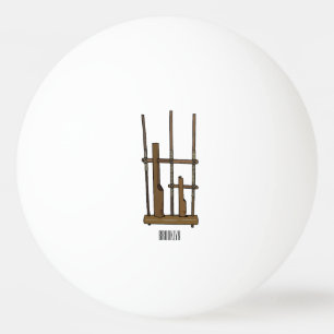 Bild på tecknaden Angklung Pingisboll