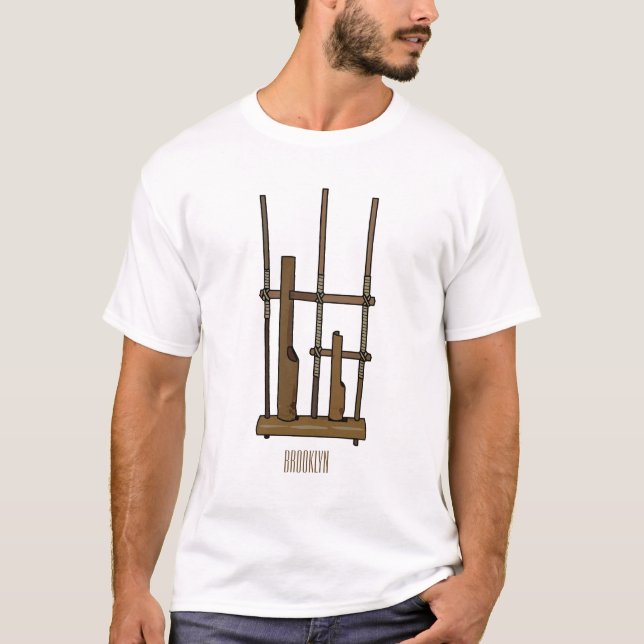 Bild på tecknaden Angklung T Shirt (Framsida)