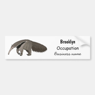 Bild på tecknaden Anteater Bildekal