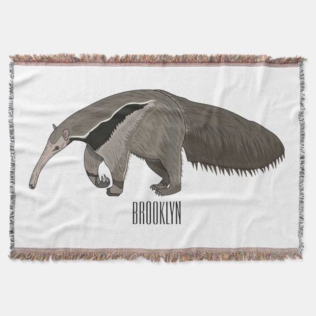Bild på tecknaden Anteater Filt (Framsidan)