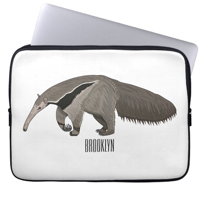 Bild på tecknaden Anteater Laptop Fodral (Framsidan)