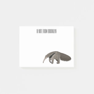 Bild på tecknaden Anteater Post-it Block