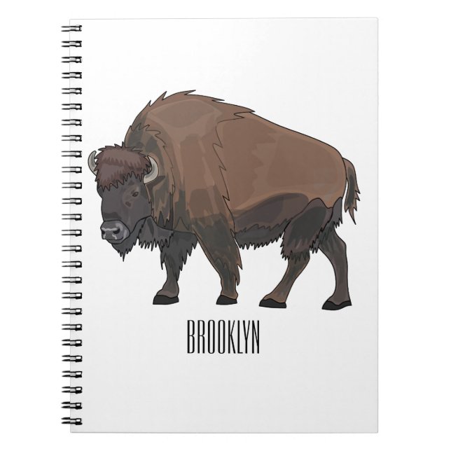 Bild på tecknaden Bison Anteckningsbok (Framsidan)