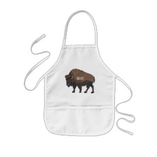 Bild på tecknaden Bison Barnförkläde