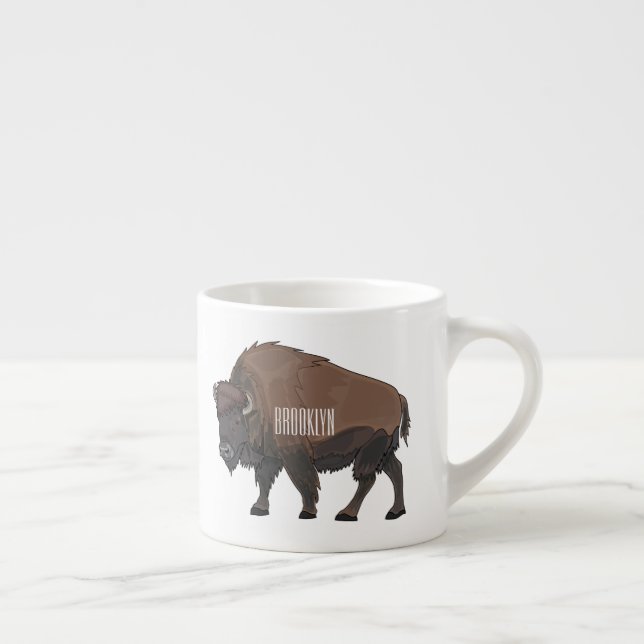 Bild på tecknaden Bison Espressomugg (Höger)