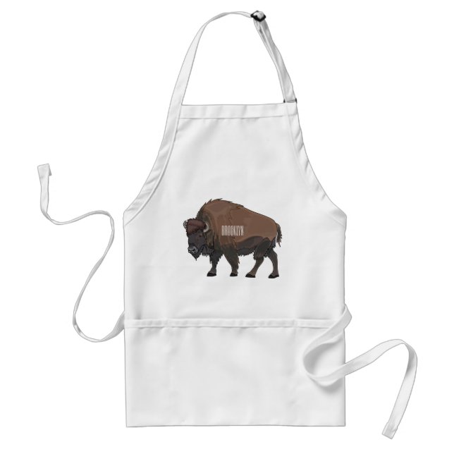 Bild på tecknaden Bison Förkläde (Framsidan)