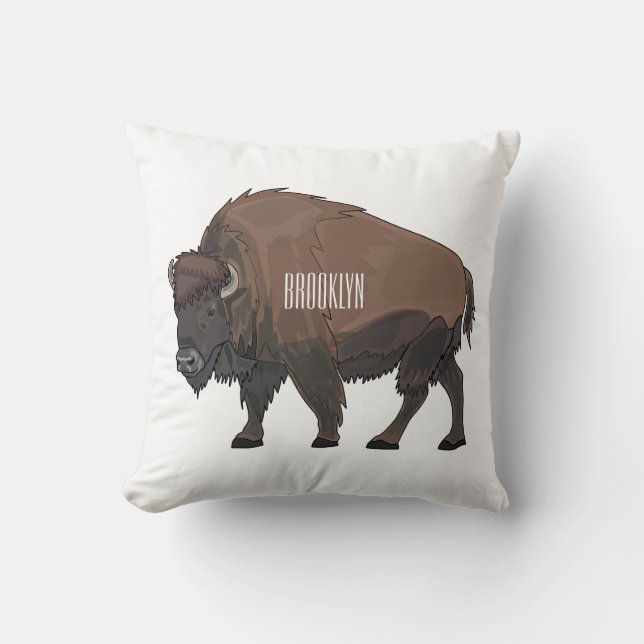 Bild på tecknaden Bison Kudde (Framsida)
