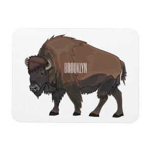 Bild på tecknaden Bison Magnet