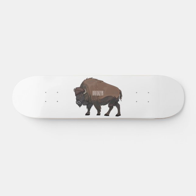 Bild på tecknaden Bison Mini Skateboard Bräda 18,5 Cm (Horz)