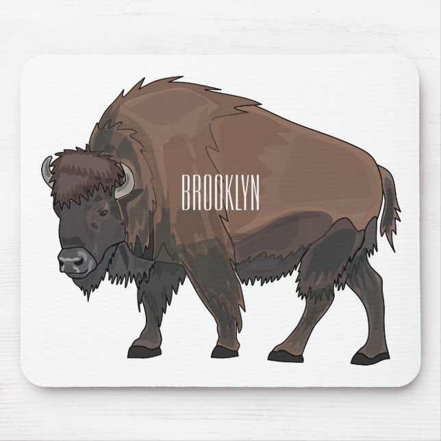 Bild på tecknaden Bison Musmatta (Framsidan)