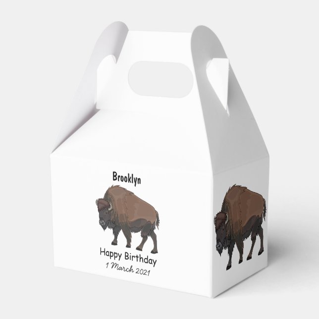 Bild på tecknaden Bison Presentaskar (Framsidan Sidan)