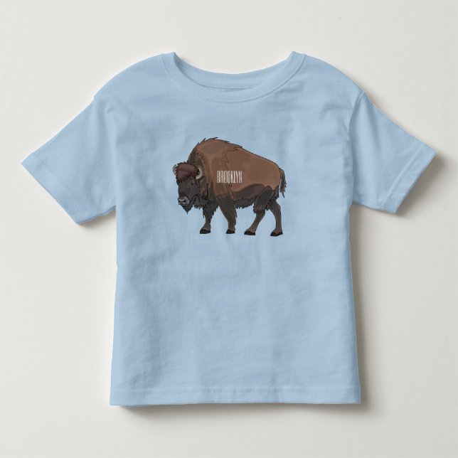 Bild på tecknaden Bison T Shirt (Framsida)