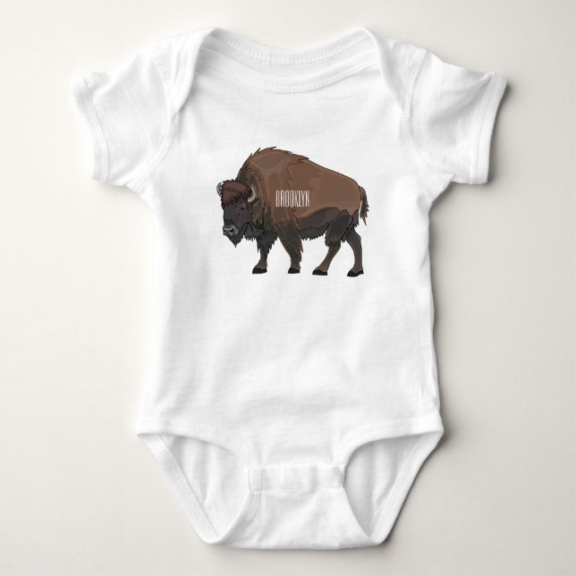Bild på tecknaden Bison T Shirt (Framsida)