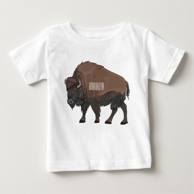 Bild på tecknaden Bison T Shirt (Framsida)