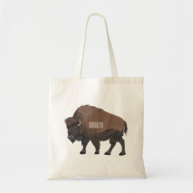 Bild på tecknaden Bison Tygkasse (Framsidan)