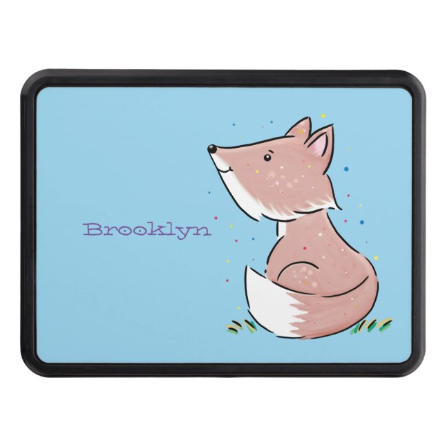 Bild på tecknaden Cute baby räx Dragkroksskydd (Framsidan)