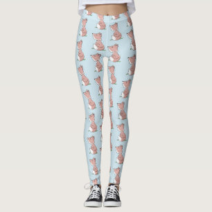 Bild på tecknaden Cute baby räx Leggings