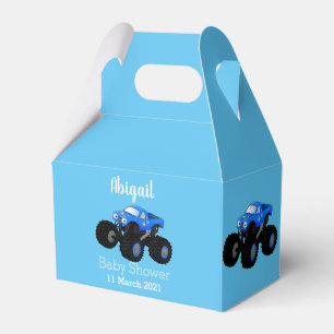Bild på tecknaden Cute Blue monster lastbil Presentaskar