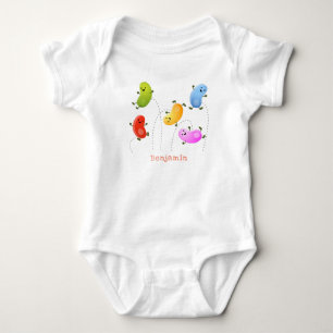Bild på tecknaden Cute lycklig-jellybeans som hopp T Shirt