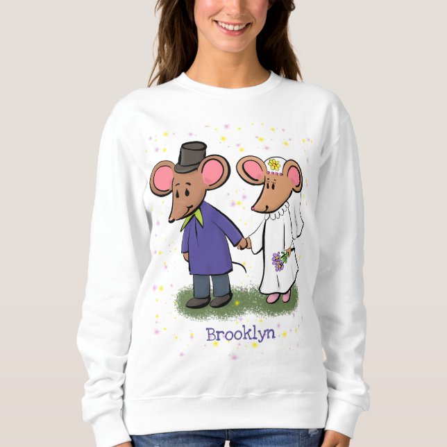 Bild på tecknaden Cute-mus par T Shirt (Framsida)
