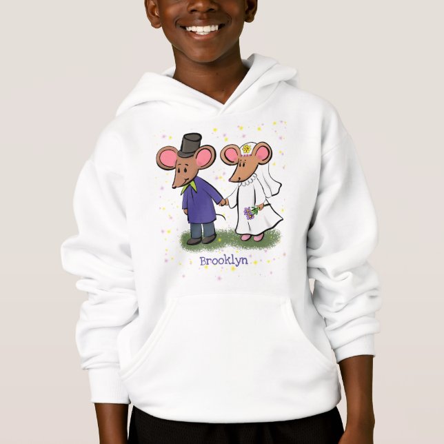 Bild på tecknaden Cute-mus par T Shirt (Framsida)