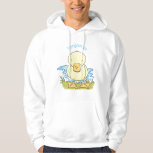 Bild på tecknaden för ankringning av Cute gult bab Hoodie