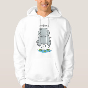 Bild på tecknaden för att hoppa i kugghjulet hoodie