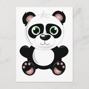 Bild på tecknaden för  av pandanimering i Cute bab Vykort