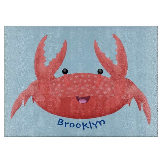 Bild på tecknaden för Cute Red Spot Crab (Framsidan)