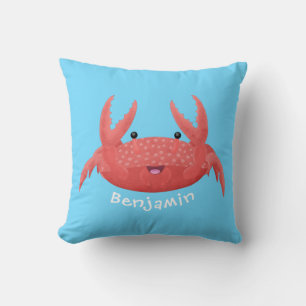 Bild på tecknaden för Cute Red Spot Crab Kudde