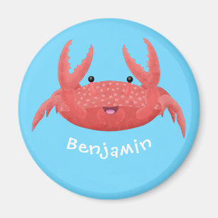 Bild på tecknaden för Cute Red Spot Crab Magnet